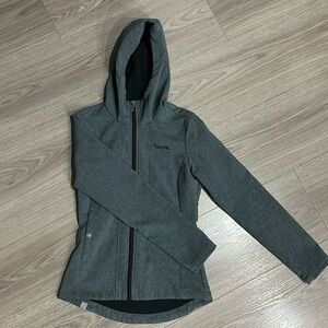 BENCH women’s zip up funnel neck jacket. Grey. Perfect condition